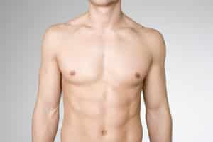 Flatter chest after gynecomastia surgery.